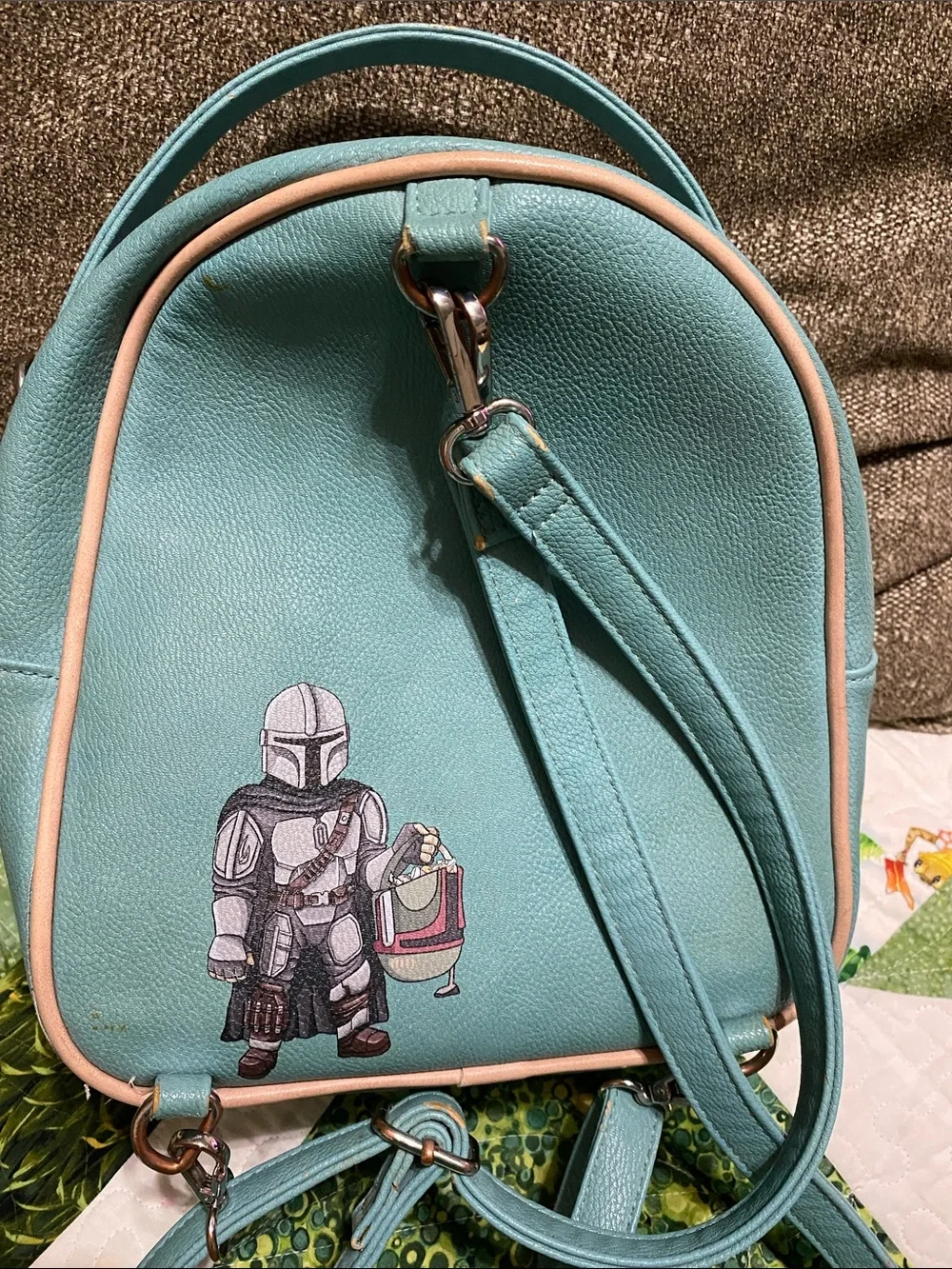 Star Wars The Child Grogu Jack-O-Lantern pumpkin Backpack